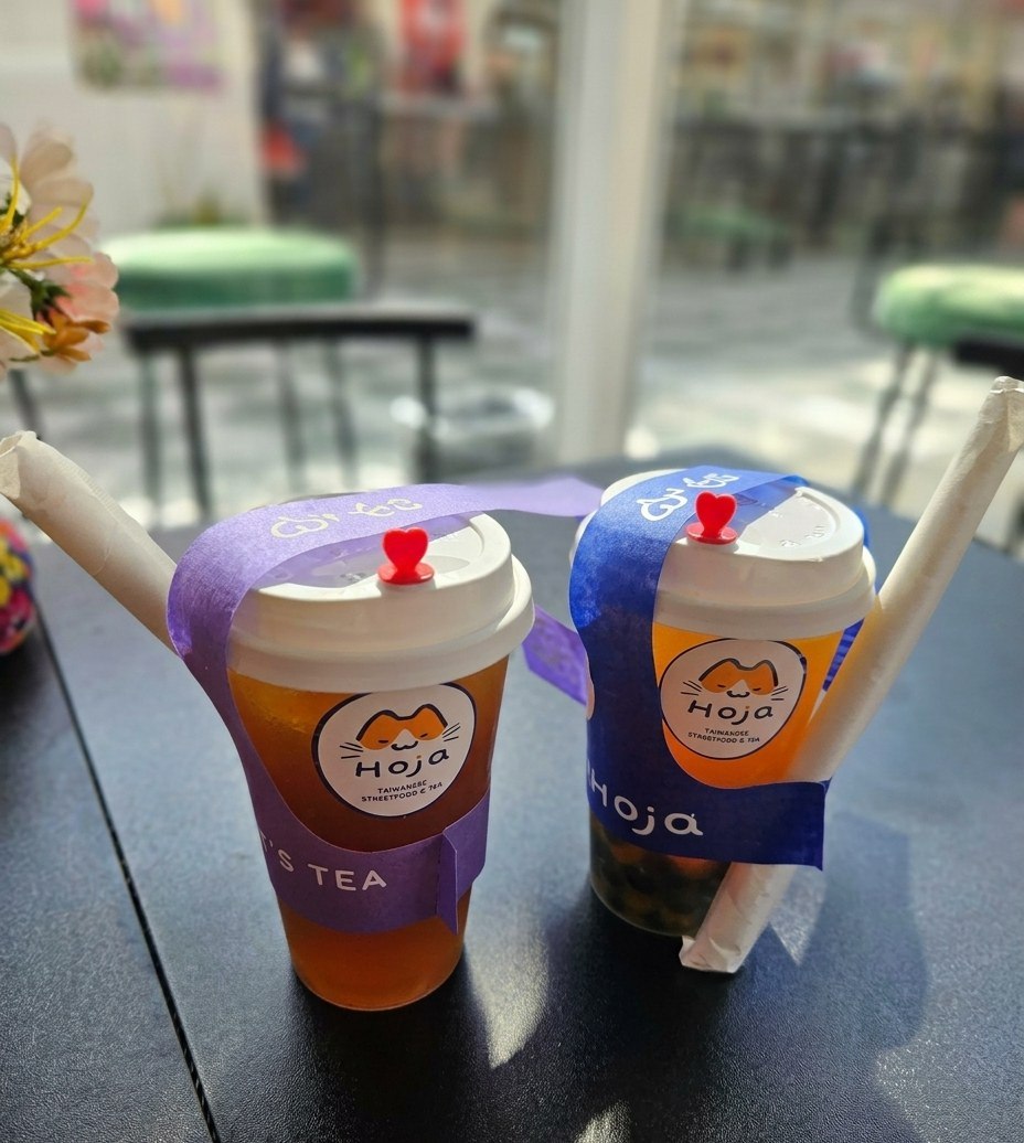 HOJA Bubble Tea mit handgemachten Tapioka-Perlen